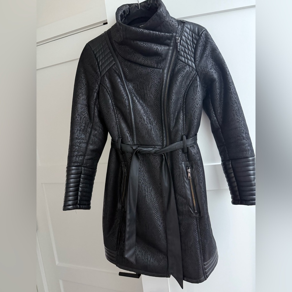 BEBE Bonded Faux Fur Coat